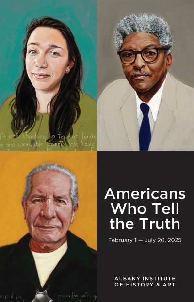 Americans Who Tell the Truth and Portrait Pairings at Albany Institute
